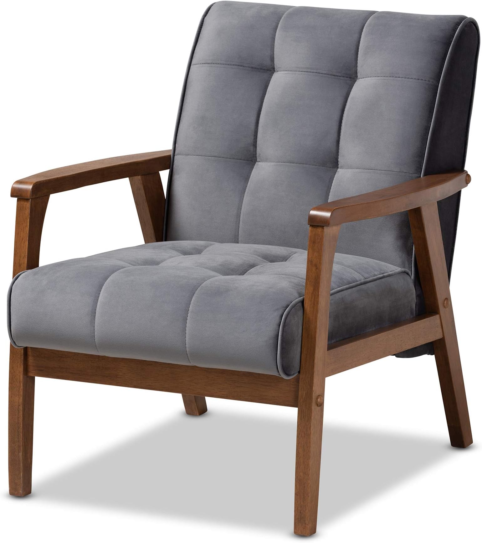 Chairs, Grey/Walnut