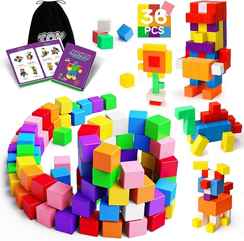 TOY Life Bloques magnéticos para niños de 3 a 5 años, bloques magnéticos para niños de 4 a 8 años, bloques magnéticos STEM para niños de 3 a 5 años,