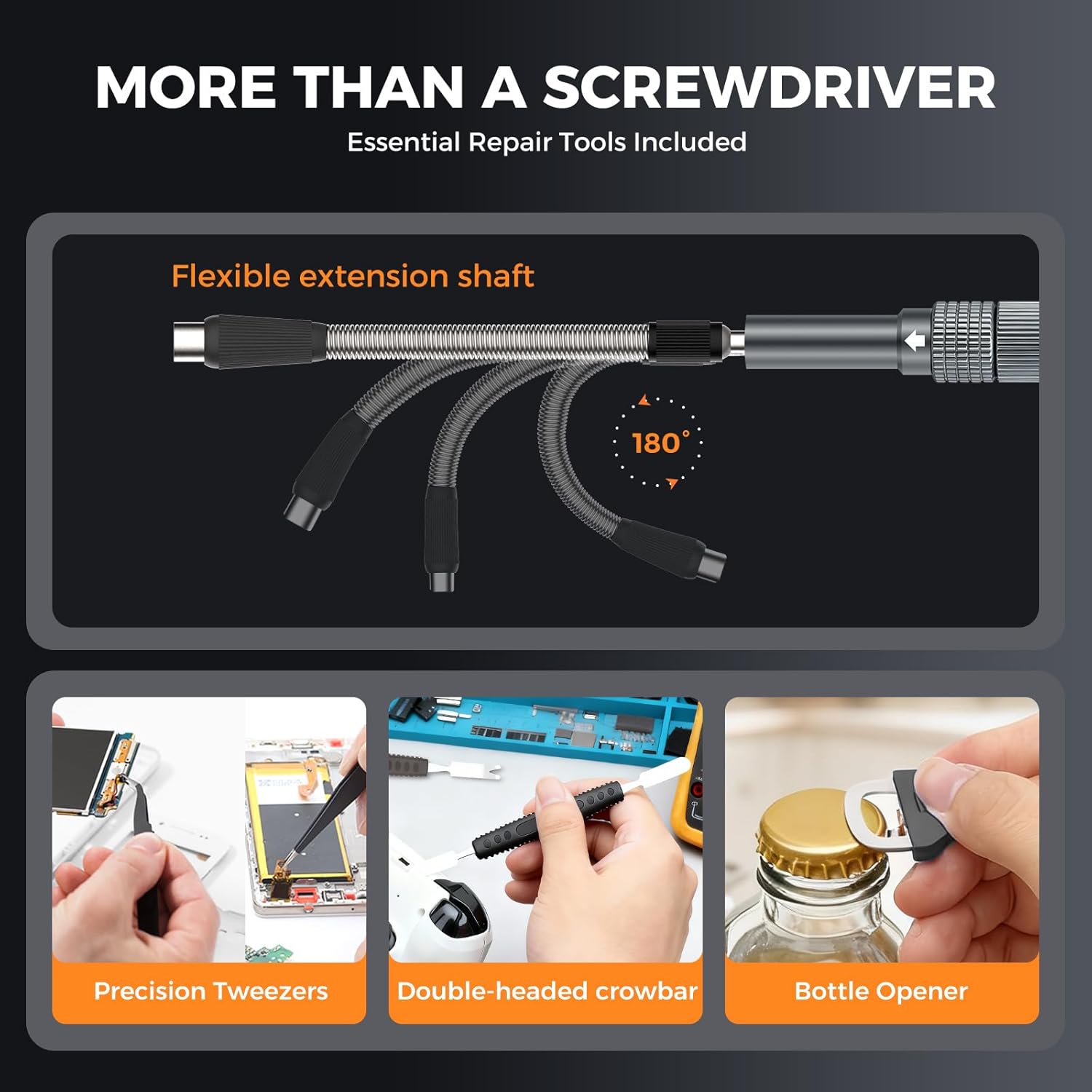 UF-TOOLS 83 in 1 Electronics Precision Screwdriver Set, Professional Magnetic Repair Tool Kit with 71 Bits for Computer, PC, Phone, Laptop,Drones, Watch, Xbox, PS5