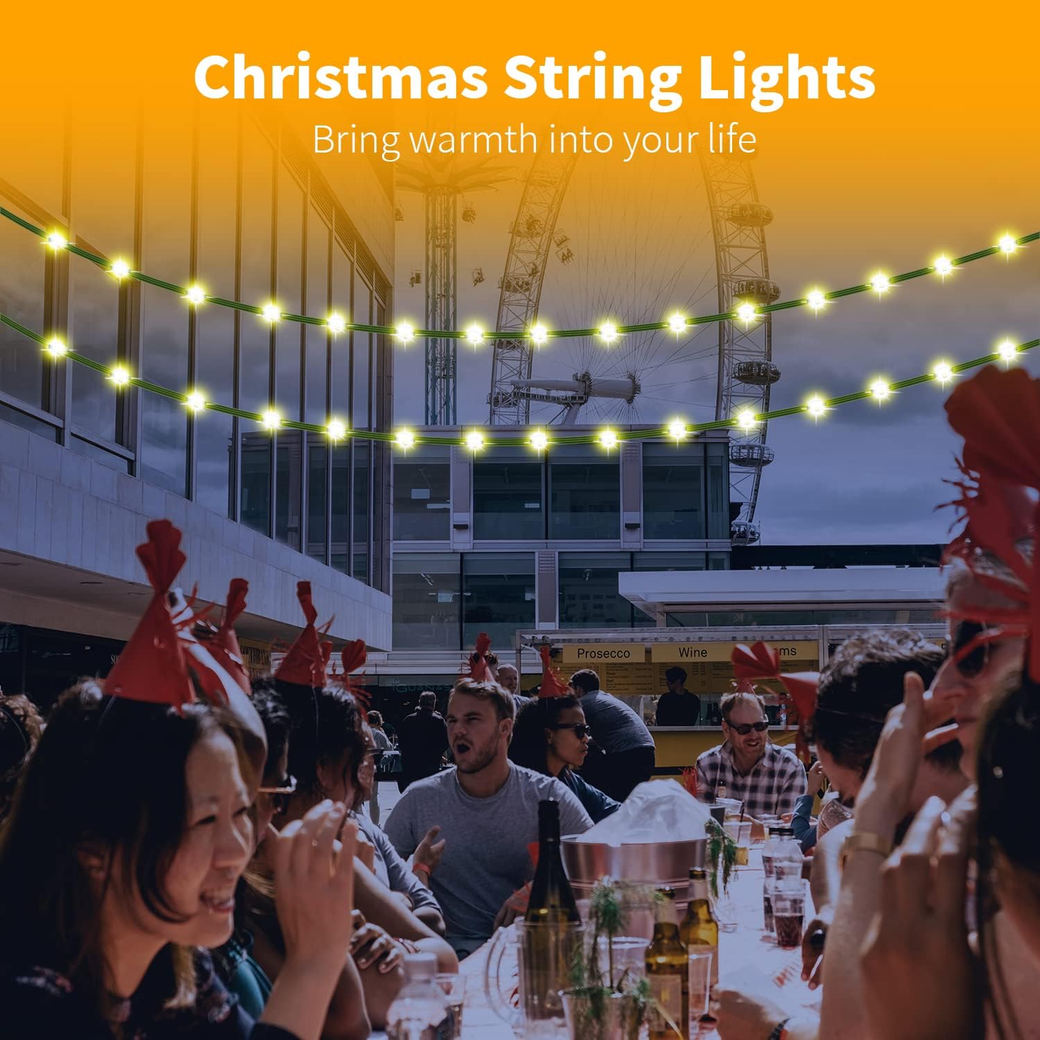 L8star LED Christmas Lights Outdoor, Ultra Long Led String Rope Lights Outdoor IP67 Waterproof with Remote and Timer, Led Christmas Tree Lights for Home Indoor Festival Decoration (Warm White, 410FT)
