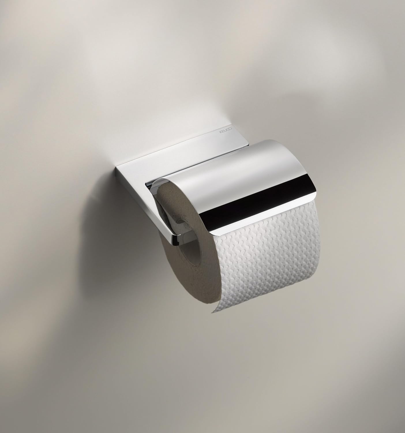 Keuco - Moll - Toilet Paper Holder with Lid 100mm - Chrome