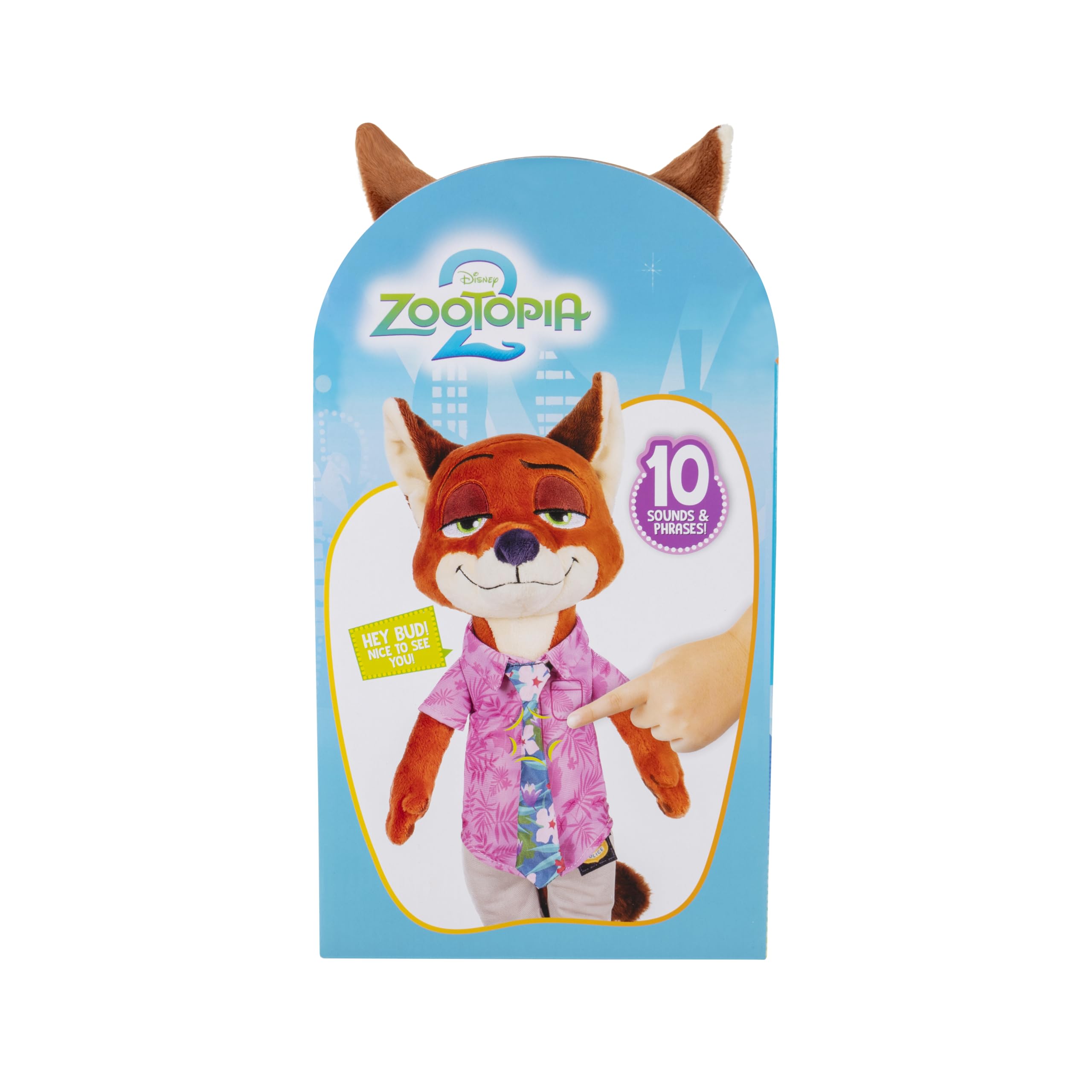 Amazon.co.jp: Disney's Zootopia 2 14インチ ぬいぐるみ ニック