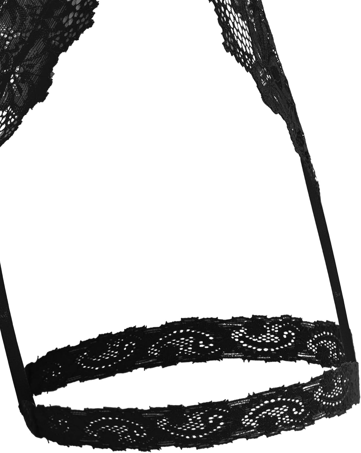 ABAFIP Men's Lace Underwear Sheer Pouch Garter Panties Crossdressing Sexy Lingerie Sissy Underpants - Image 6