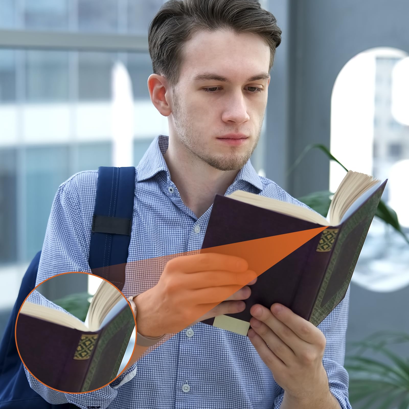 HJZHII Buchbinder Stirnbänder Set - 48 Stück 30x1,4cm Baumwoll Kopfbänder