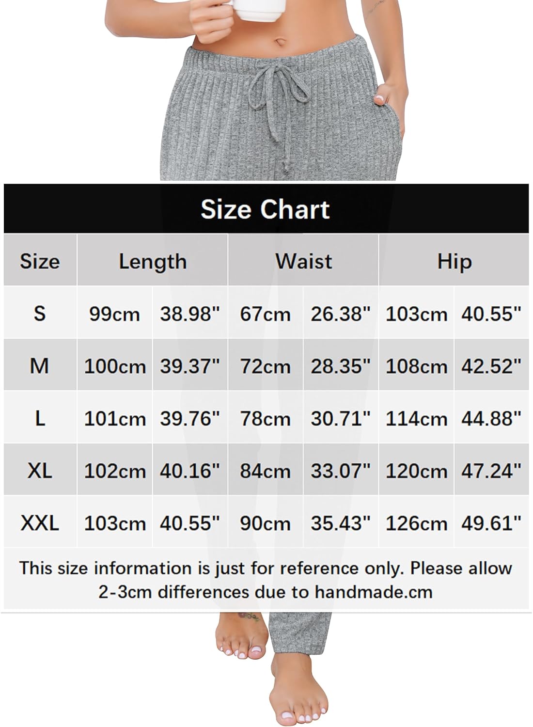 Vlazom Women's Pyjamas Pants Soft Casual Bottoms Ladies Lounge Pants with Pockets Drawstring Sleepwear Loungewear S-XXL 7 71lja93iBCL. AC SL1500