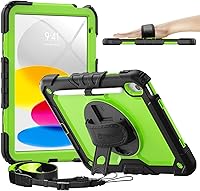 Vista 16 de Timecity - Funda para iPad de 9ª/8ª/7ª generación, de 26 cm, versión 2021/2020/2019, con protector de pantalla integrado, soporte, portalápices