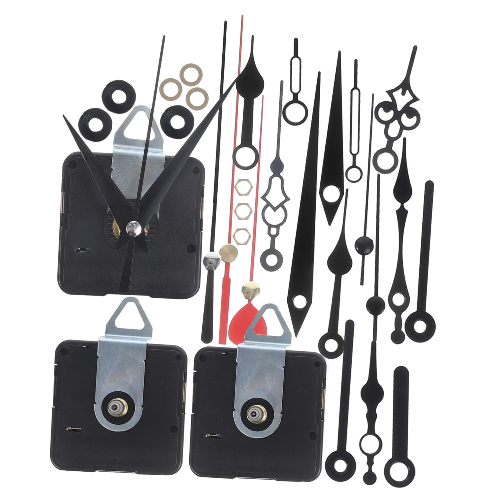 STOBOK 3 Sätze Uhrwerk aus Quarz dekorative Wanduhr Uhrenwand Wanduhr modern Bausatz Uhrwerk Leise Ersatz-Reparatur-Uhrwerk DIY -Uhrenmechanismus Wanduhrwerk Plastik