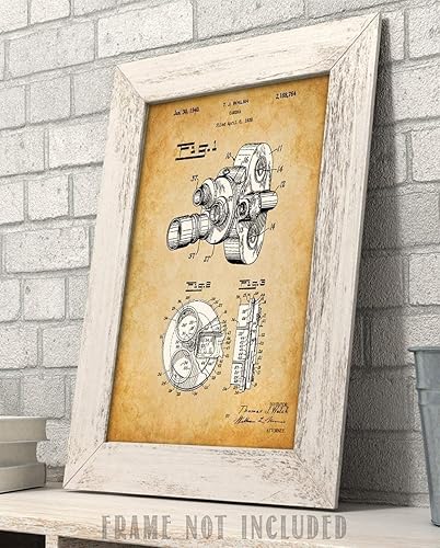 Miniatura 4 de Film Movie Motion Picture Camera Patent - Classic Movie Theater Poster, Theater Room and Movie Director Room Decor, Gift for Photographers and Movie