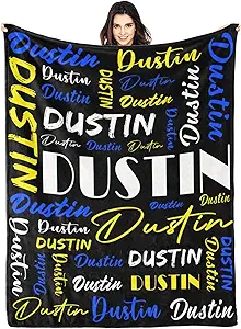 Personalized Blankets for Kids with Names Customized Blankets with Name for Adult Custom Blanket Gift for Birthday Christmas Valentines Day Gift