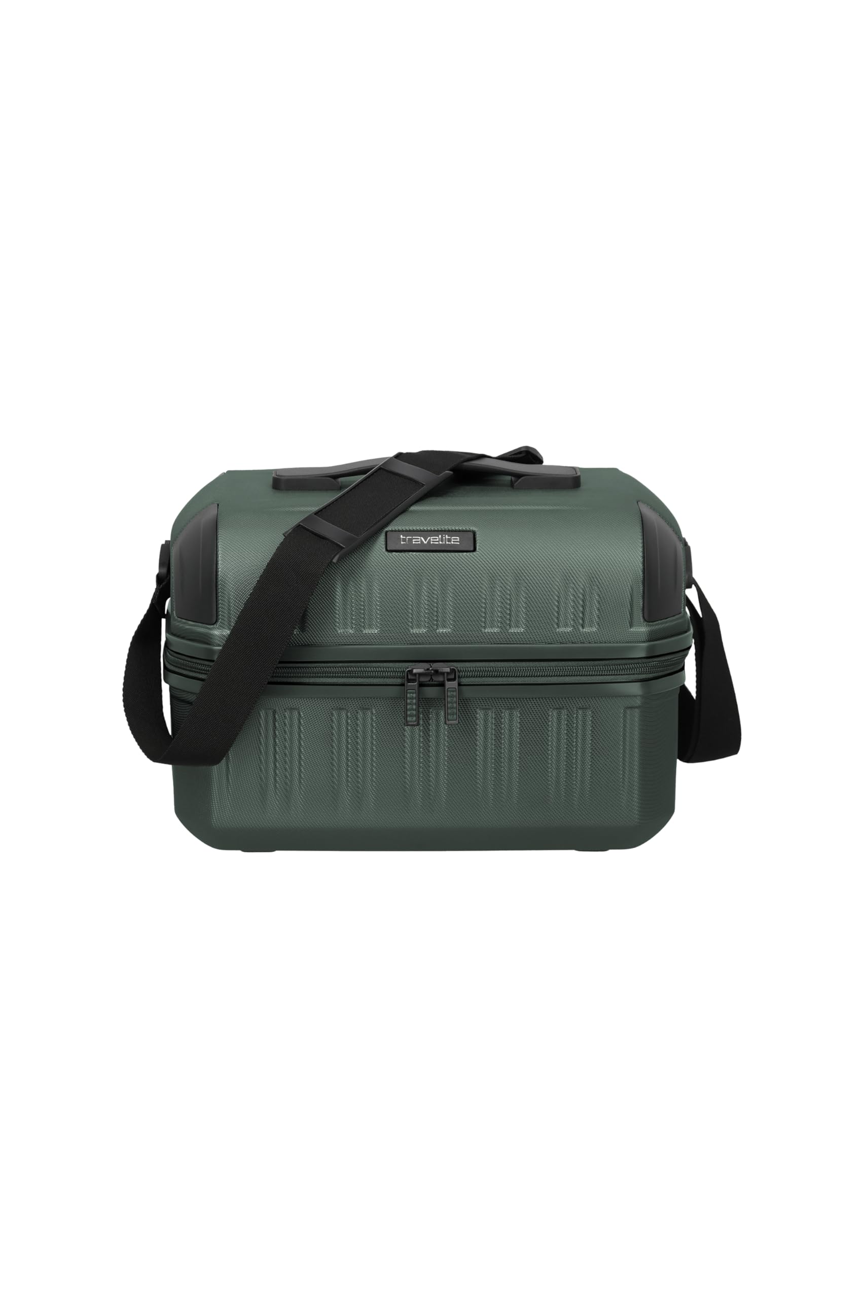 travelite DYNAMIIC Kosmetikkoffer, Beautycase 27x38x23 cm, ABS Hartschale, Koffer Aufsteckfunktion, 20 Liter, 1,2 kg