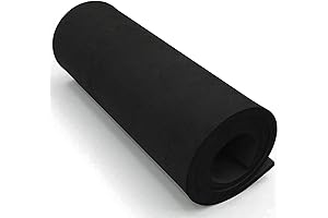 Premium 10mm Thick Black EVA Foam Sheets for Cosplay Enthusiasts