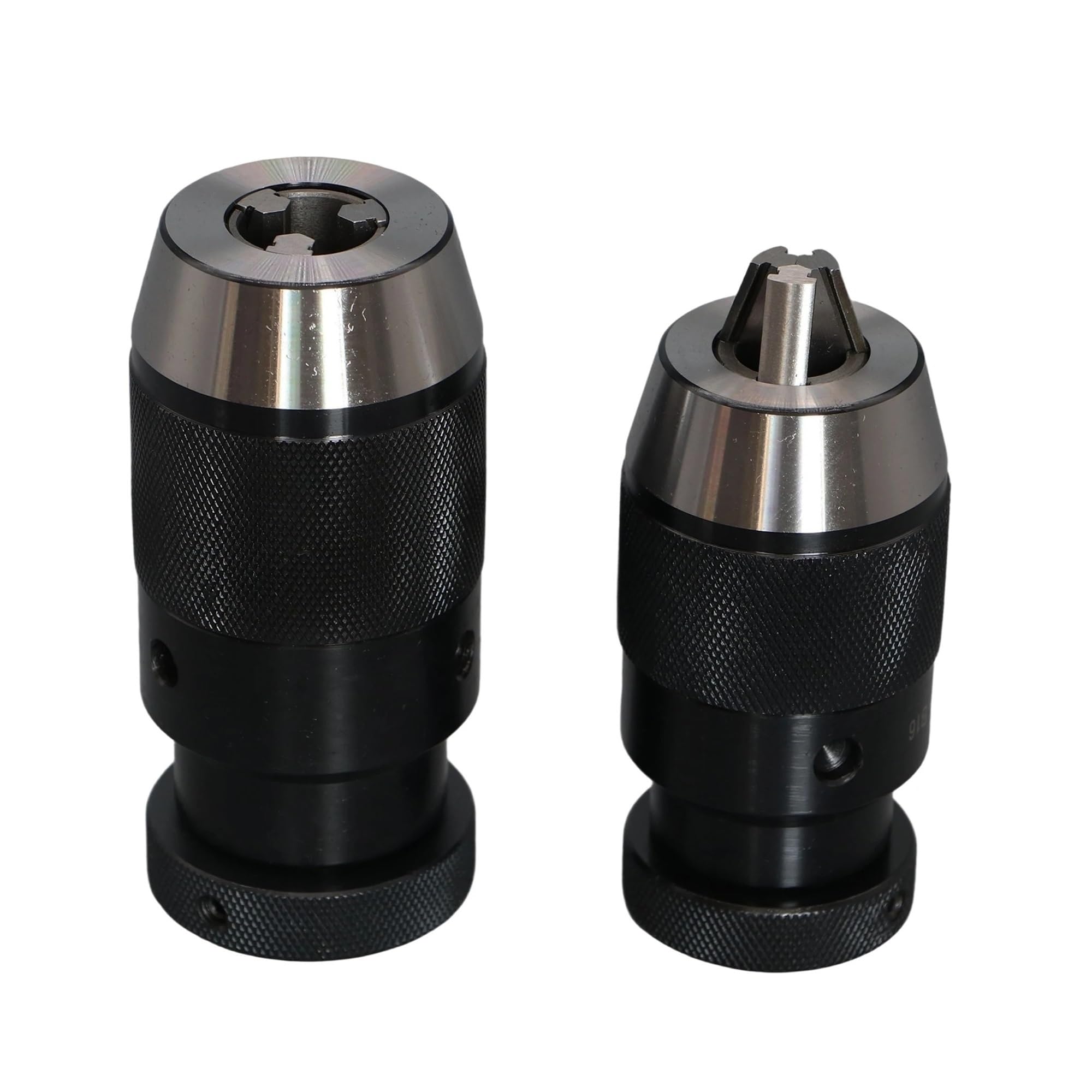 Bezkluczowy uchwyt wiertarski B10 B12 B16 B18 B22 automatyczne samozaciskanie 13mm do wiertarki CNC tokarka(B12(1-10mm))