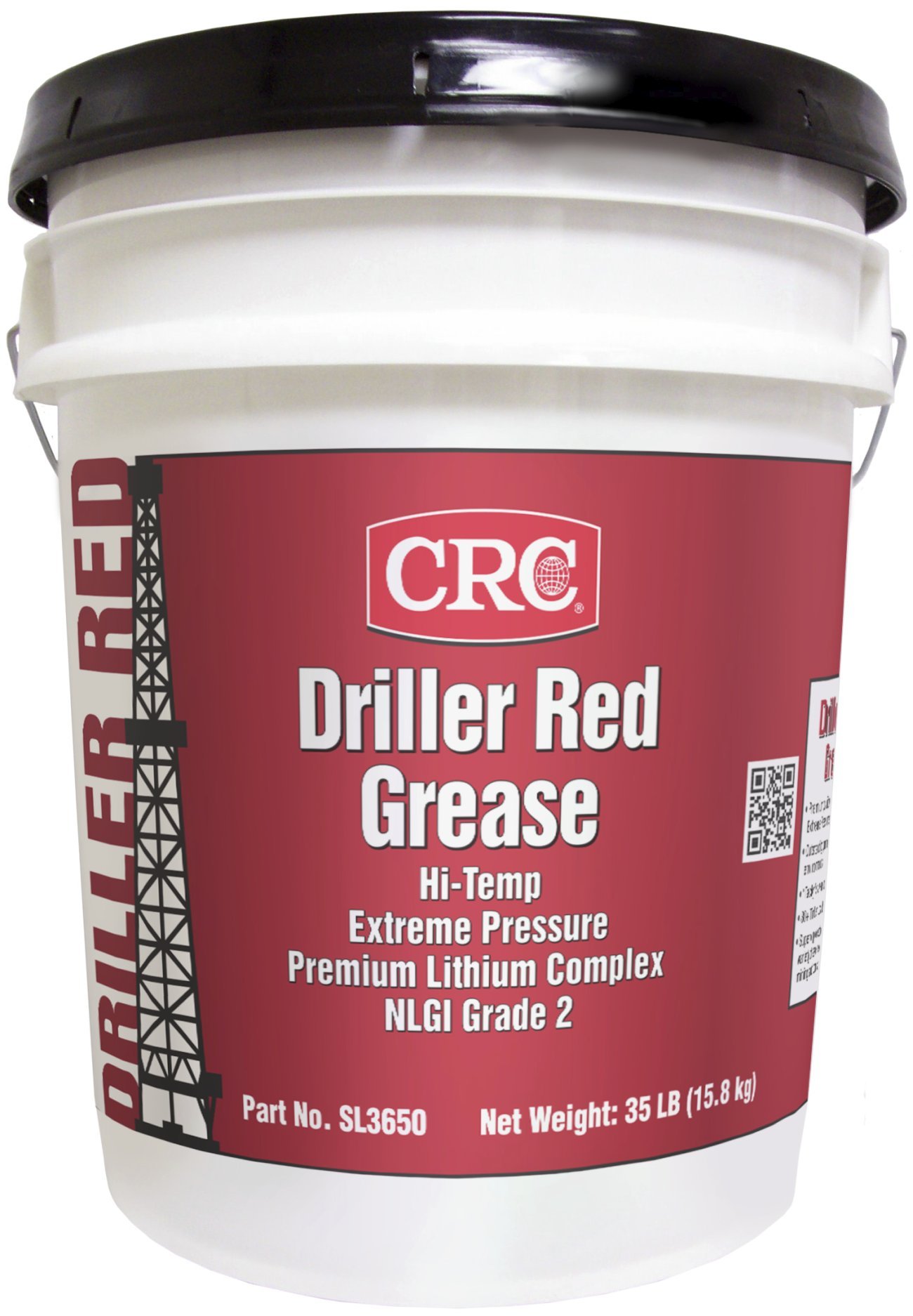 Buy CRC SL3650 Driller Red Grease Extreme Pressure Lithium Complex