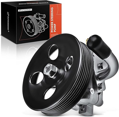 A-Premium Bomba de dirección asistida, con polea, compatible con Kia Optima 2006-2010, Magentis 2007-2010, Rondo 2007-2010, L4 2.4L, repuesto #