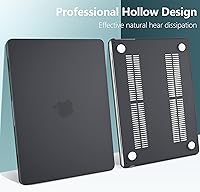 Vista 5 de TWOLSKOO Compatible con funda M4 para MacBook Air de 15 pulgadas 2025-2023 versión M4 A3241 M3 A3114 M2 A2941, carcasa rígida de plástico, protector