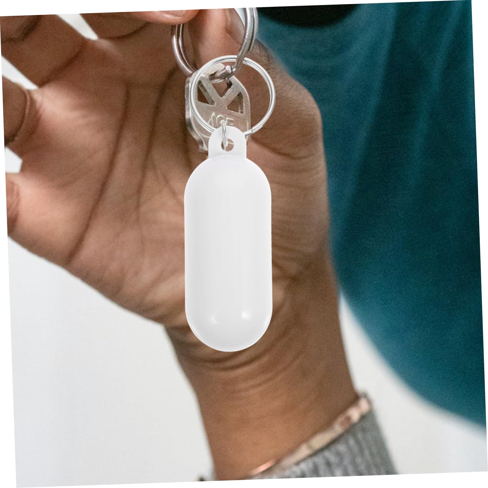 SHERCHPRY Portachiavi Galleggiante Portachiavi Galleggianti Portachiavi Barca Galleggiante Keyrings Decori Appesi Allo Zaino Ciondoli Portachiavi Abs Bianca