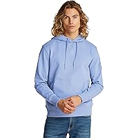 Calvin Klein Felpa Uomo Badge con Cappuccio, Blu (Tempest)