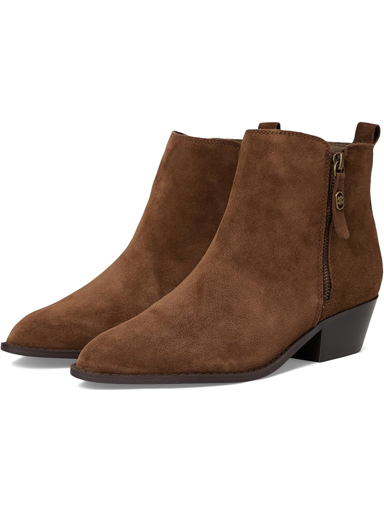 Beige Lucky Brand Ailein Ankle Bootie