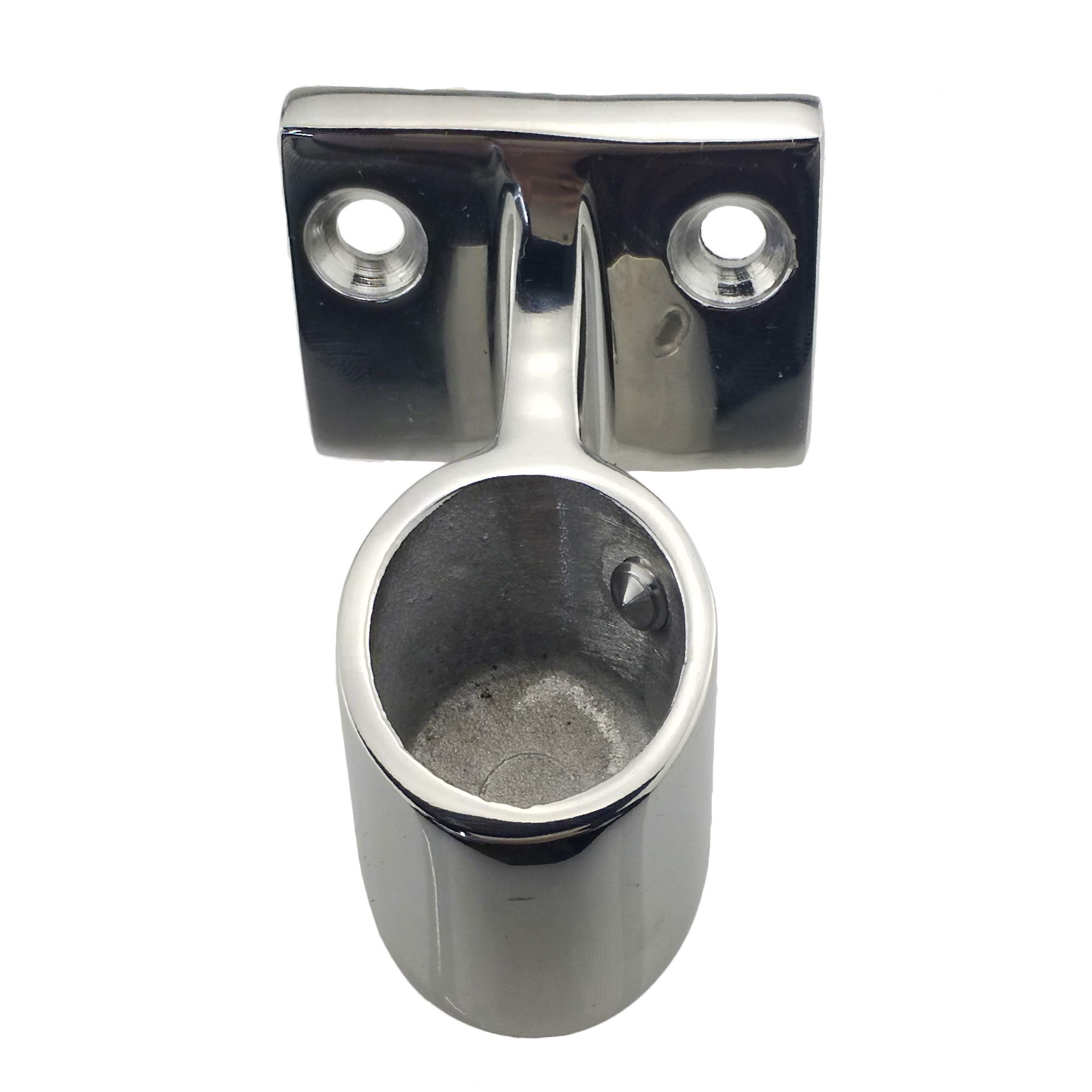 316 Stainless Steel Hand Rail Fitting – 60° Front-Left For 7/8” OD Tube, Marine & Boat Use - View #3
