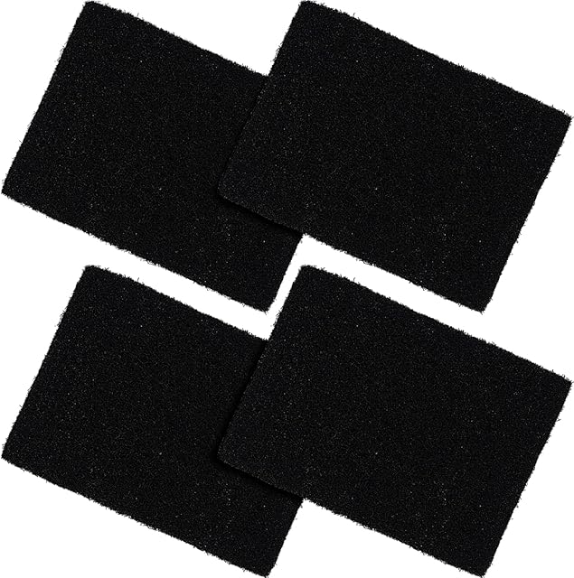 Pack of 4 Joseph Compost Bin Carbon Odour Filters Food Waste Caddy Replaceable Rectangle Filters