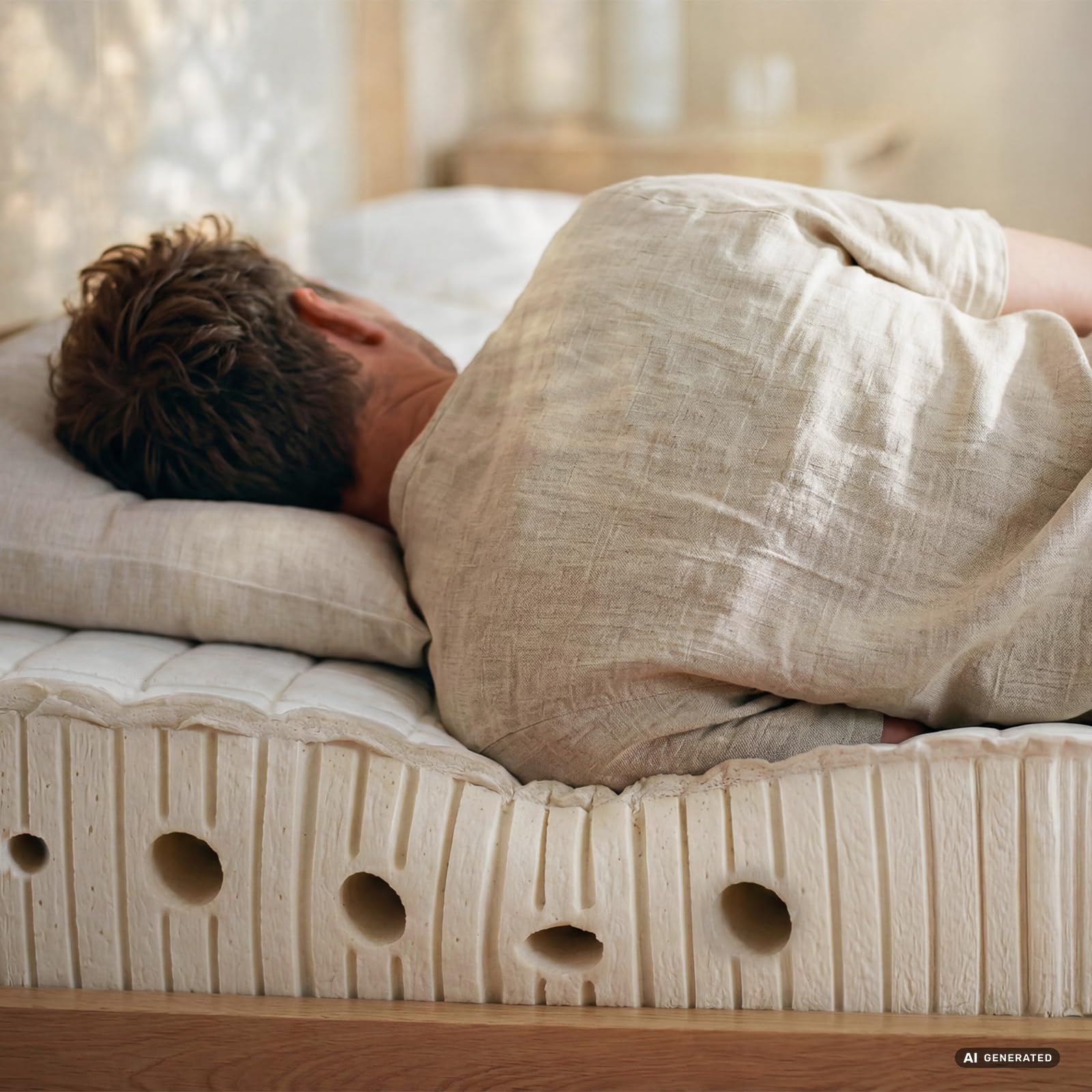 allnatura Supra-Comfort - Colchón de látex natural con 7 zonas, 90 x 200 cm, H3 med