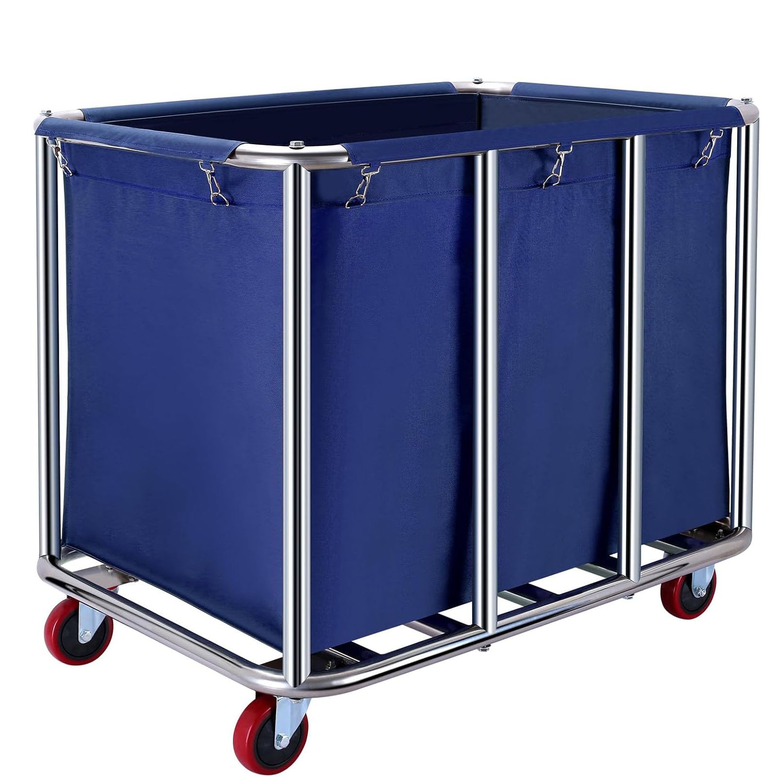 ERSINIAN Chariots à linge commerciaux à roulettes pour buanderies dans les grandes maisons ou les hôtels