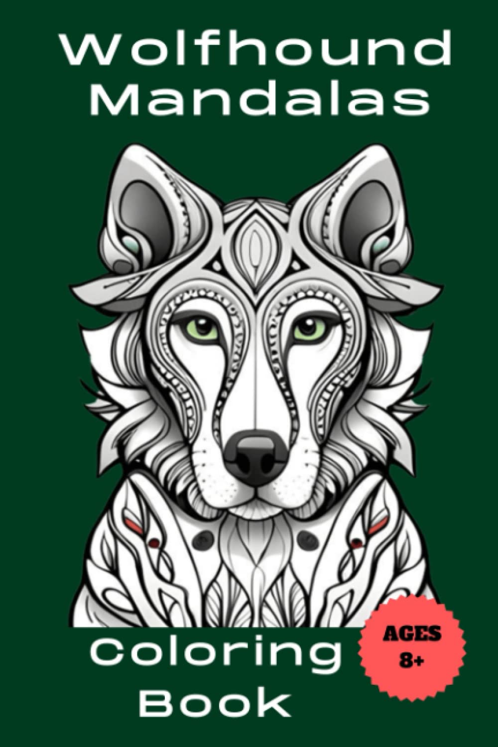Wolfhound Mandalas Coloring Book