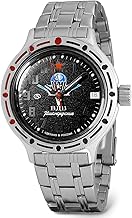 VOSTOK | Men’s Amphibian VDV Airborne Troops | Automatic Self-Winding Russian Military Style Diver Watch | WR 200 m | Model 420288