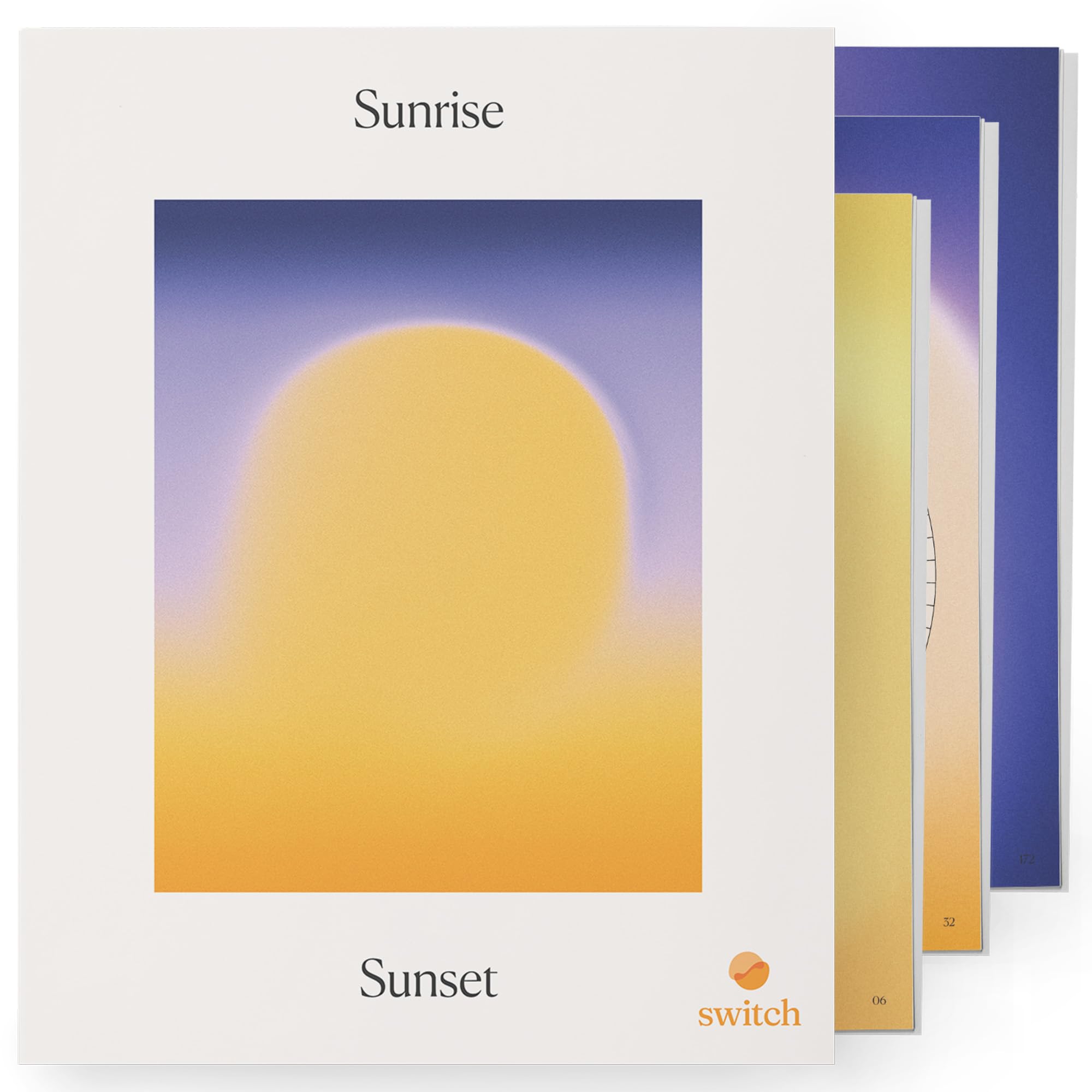 Switch Research Sunrise/Sunset Journal: Science-Backed Daily Gratitude Journal for Women & Gratitude Journal for Men - Powerful Daily Journal Prompts for Mindfulness, Presence, & Habit Transformation