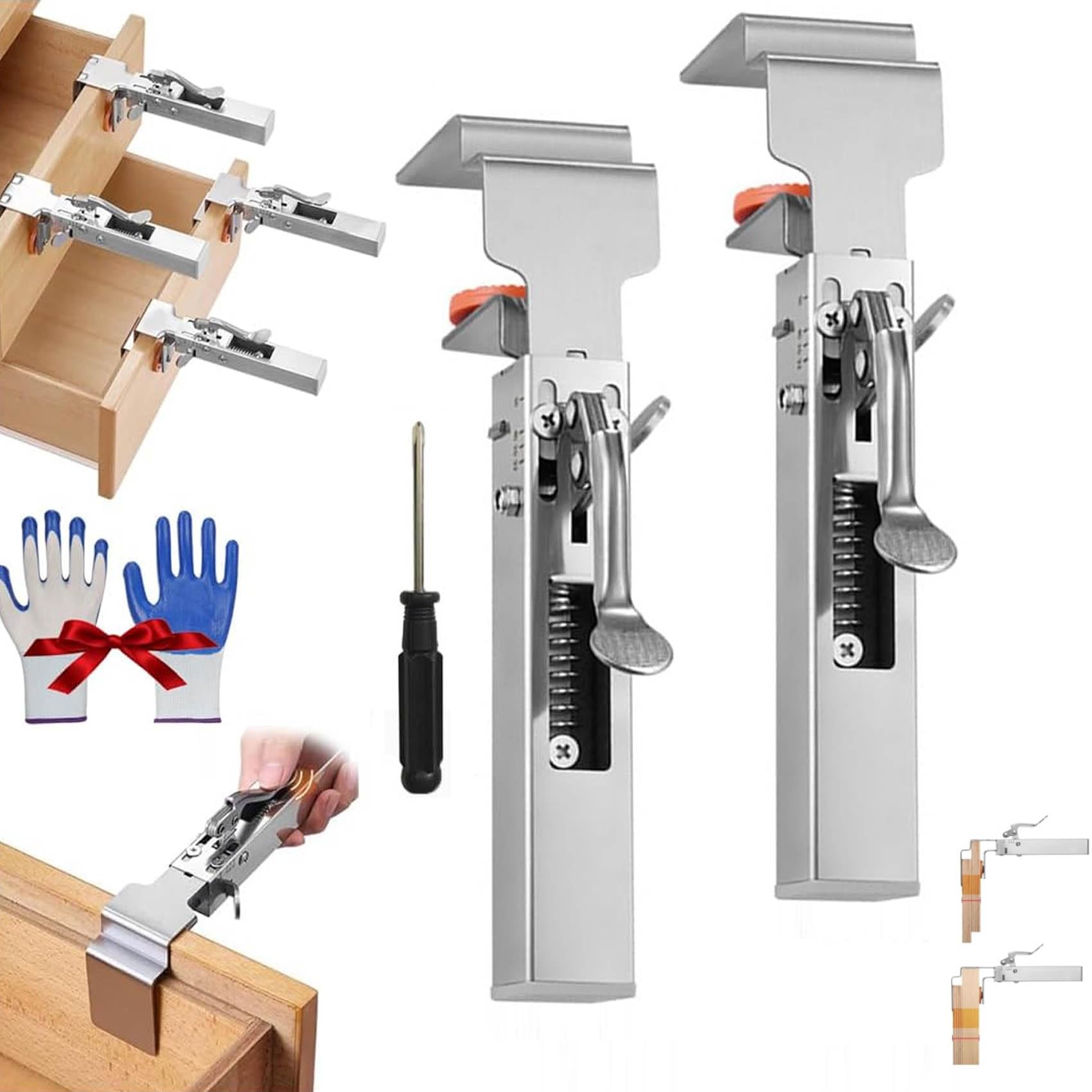 Draw String Clamp Removebale Fivalo Cabinet Clamps Fivalo Drawer Front Installation Clamps, 2025 New ...