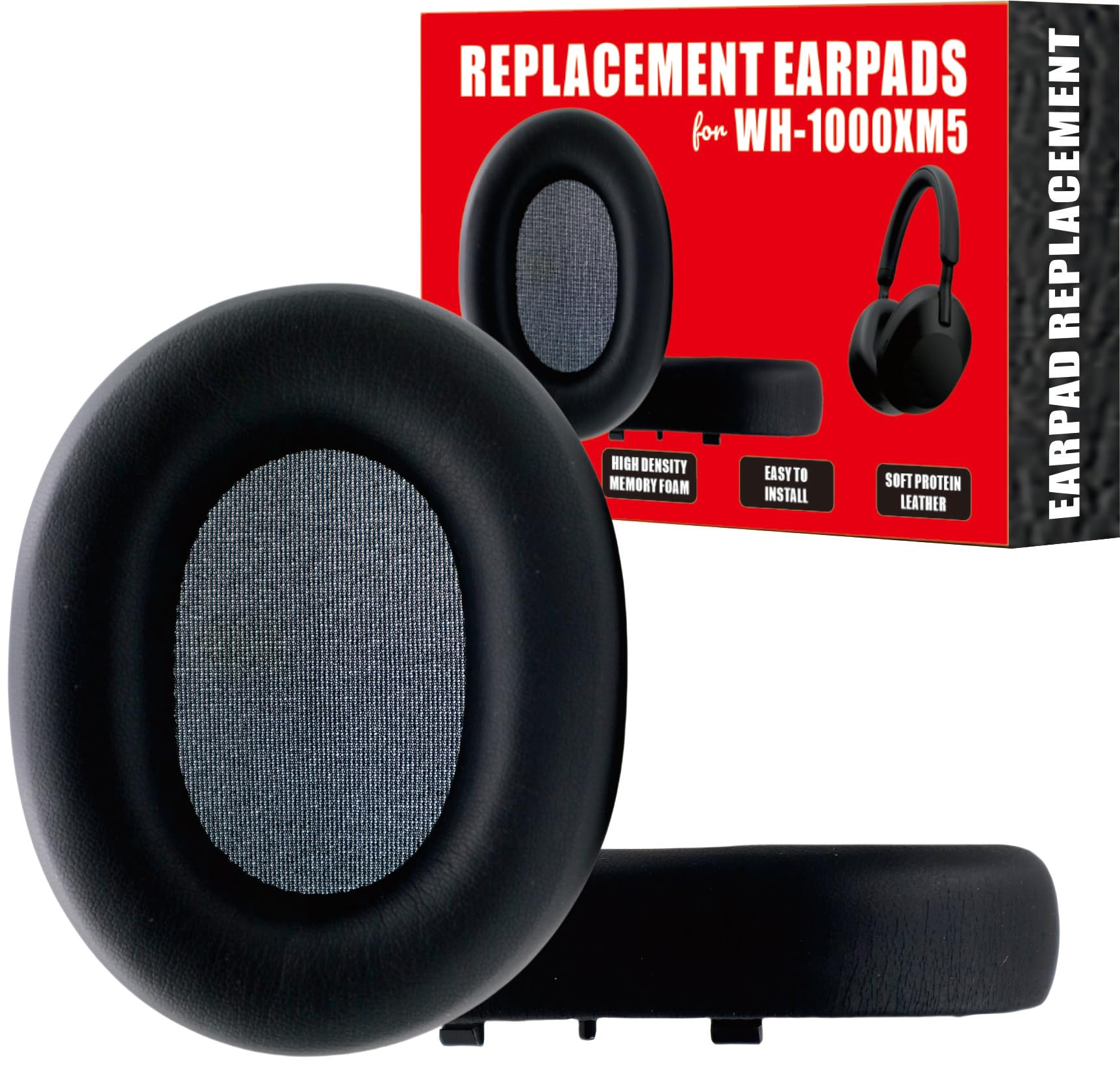 XM5 Earpads, XM5 Replacement Pads for Sony WH-1000XM5 Replacement Earpads  Ear Pads Accessories for Sony Headphones WH1000XM5 Replacement Ear Pads