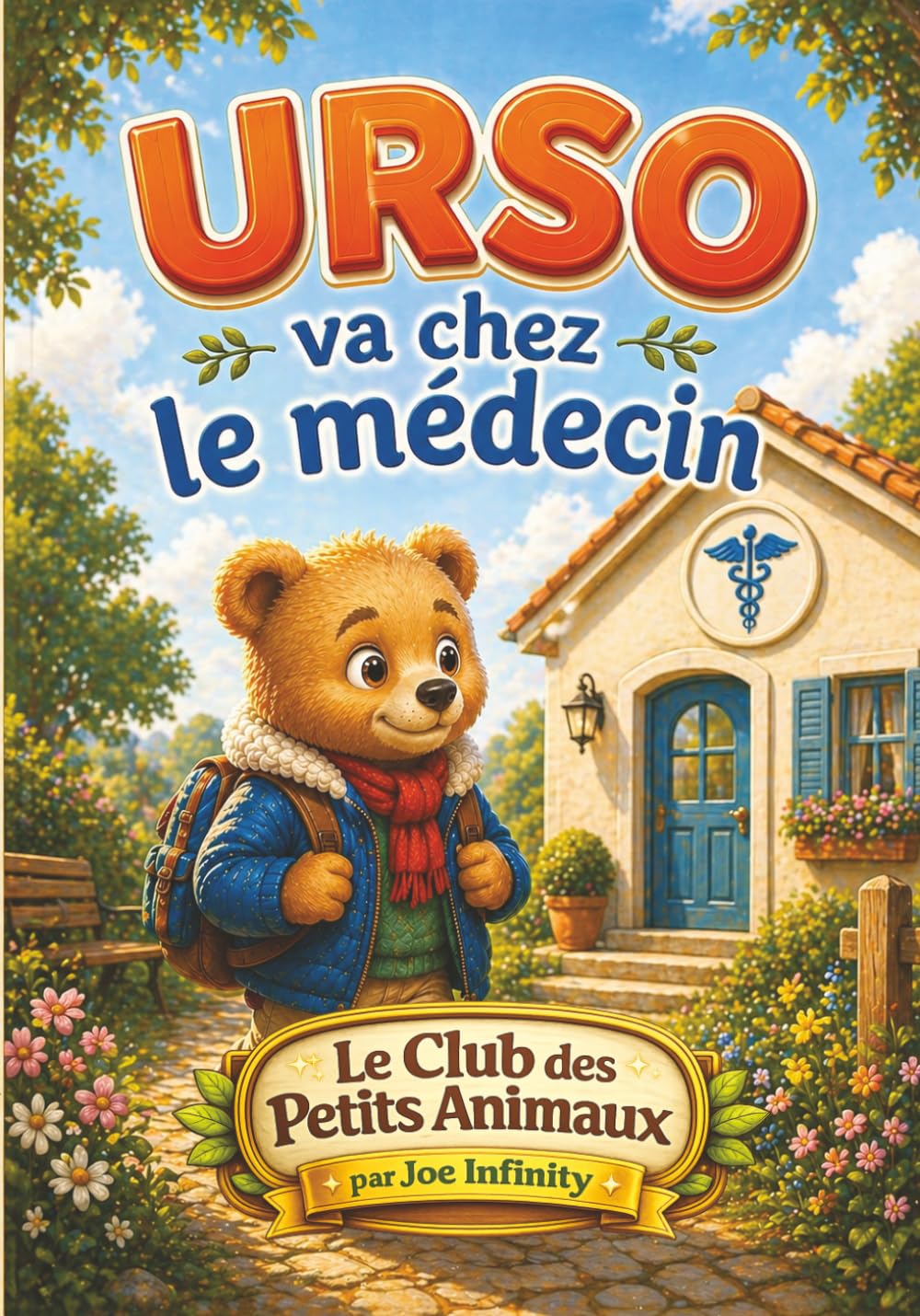 Urso va chez le médecin: Une histoire douce pour aider les enfants à surmonter la peur du médecin et comprendre la santé (Le Club des Petits Animaux)