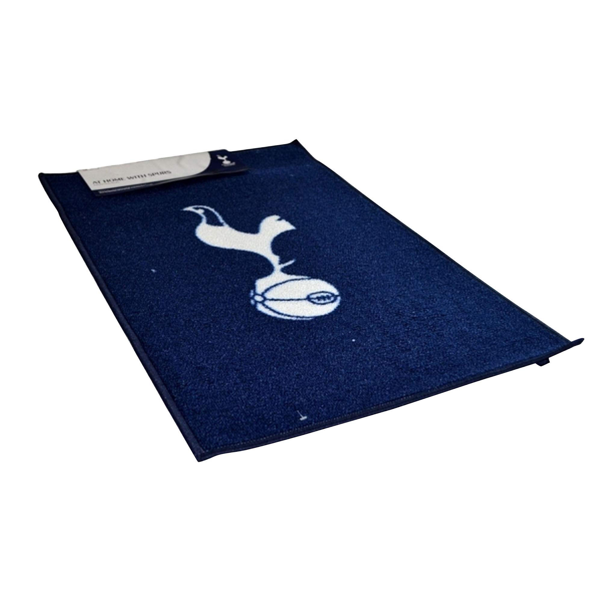 Tottenham Hotspur FC Official Soccer Crest Rug (One Size) (Navy/White)
