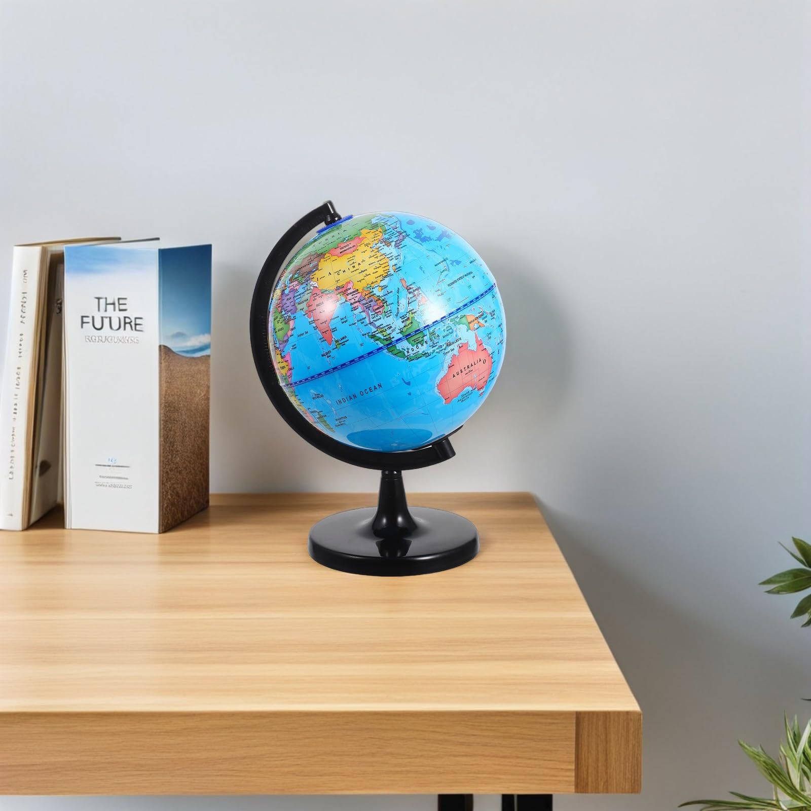 PACKOVE Mappamondo Interattivo Educativo per Ragazzo Ragazza e Adulti con Design Interattivo e Dimensioni Adatte, Realizzato in Plastico per Casa e Scrivania