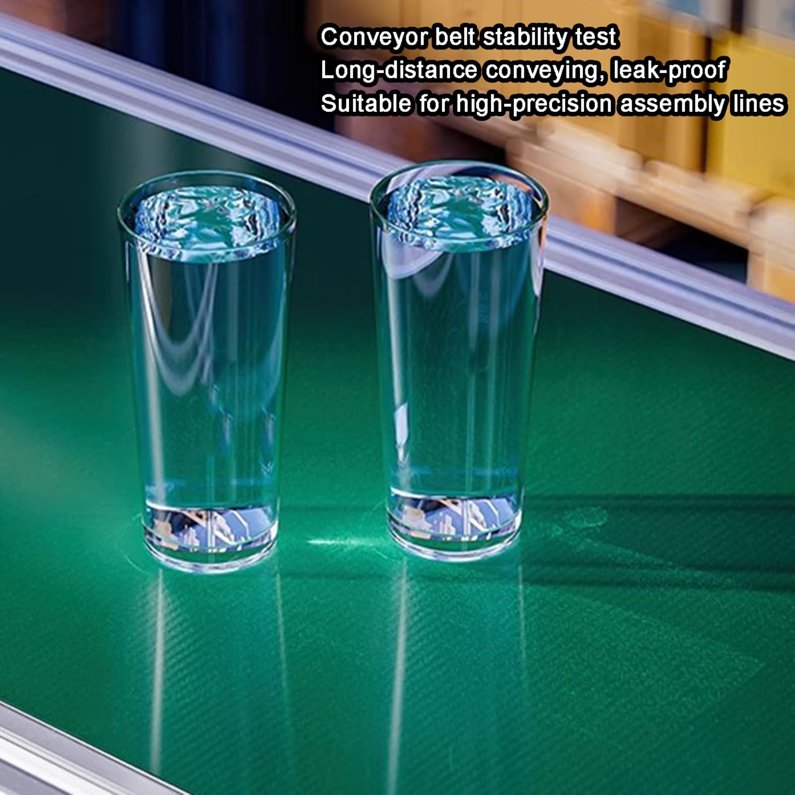 Mini-PVC-Förderband, Desktop-Transporter für Fließband, 25 x 120 cm, ideal für Verpackung und Herstellung und effiziente Materialhandhabungslösung