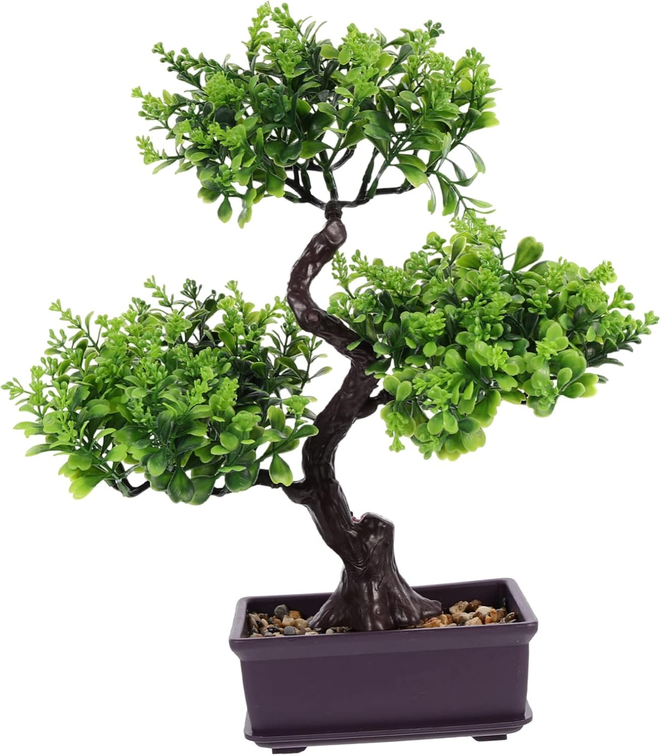 ORFOFE Artificial Potted Plant Fake Plant Ornaments Lifelike Bonsai
