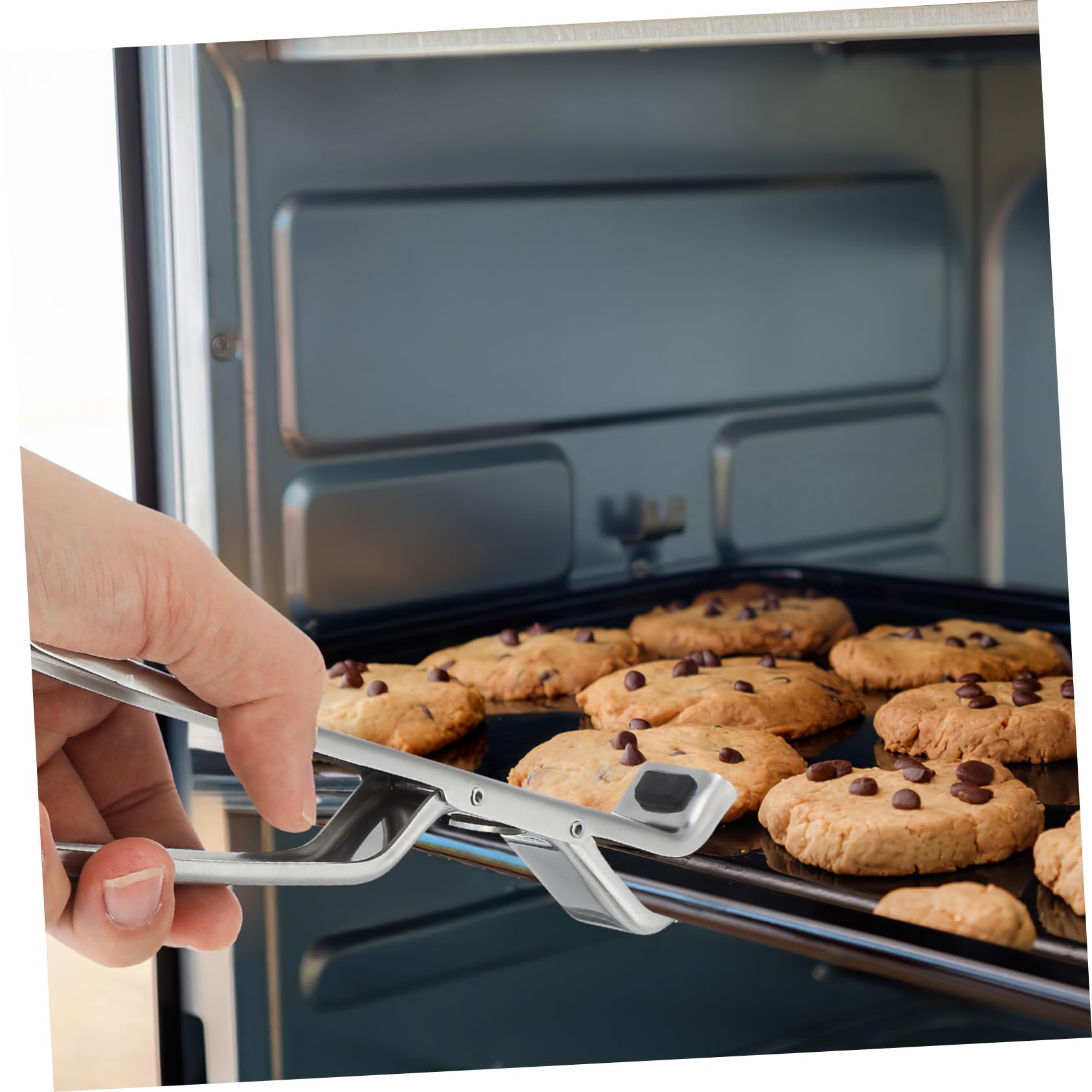 Pinza para Platos Calientes de Acero Inoxidable Antideslizante