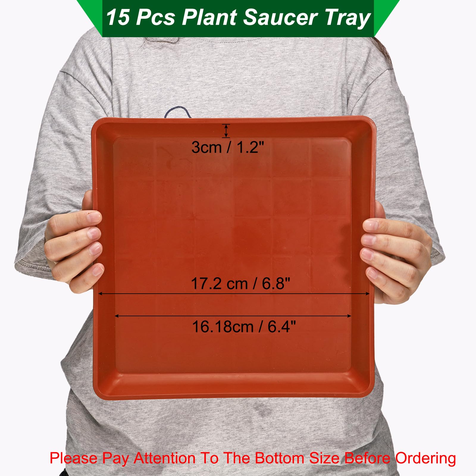 PATIKIL Plant Saucer Tray - Image 2