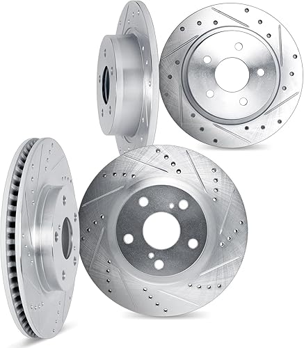 Dynamic Friction Company Front and Rear Brake Rotors fit 2016-2025 Mazda CX-5| S