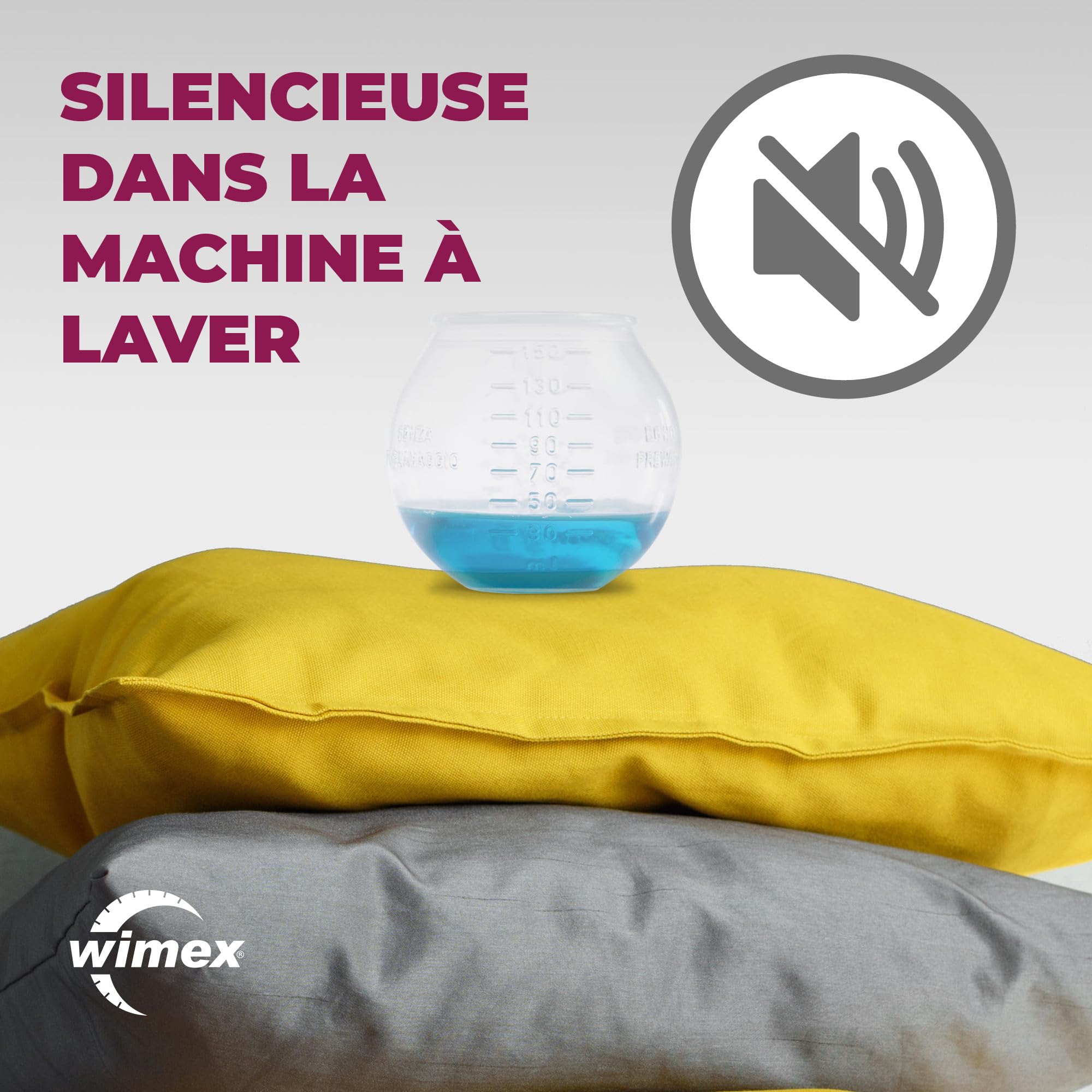 Wimex Balles doseuses pour lessive – Set de 3 distributeurs Premium pour linge – Kit économie XL fabriqué en Italie