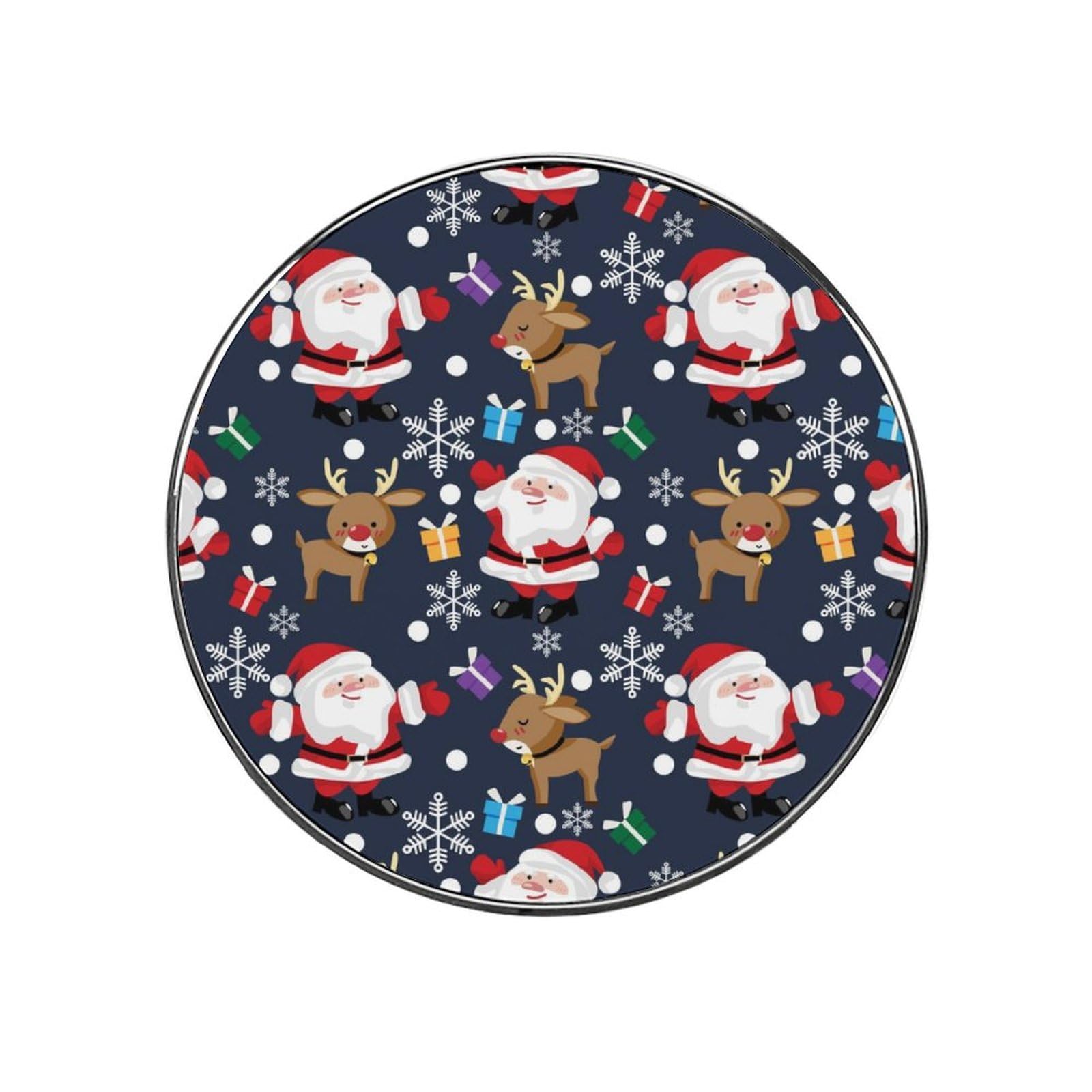 Santa Elk Refrigerator Magnet Decorative Locker Magnet For Kitchen And Office Home Décor