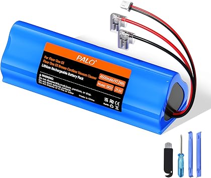 4500mAh Replacement Battery for Tineco Floor ONE S3, Floor ONE S3 Breeze Cordless Wet Dry Vacuum Cleaner, 21.6V NOT for iFloor 3