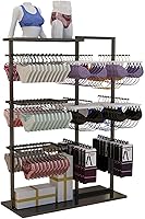 Vista 10 de Tienda de ropa estantes comerciales Estante de exhibición de pie para ropa interior, calcetines, accesorios, bufandas, guantes, lencería de pie