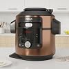 Ninja Foodi MAX Multicooker with SmartLid 7.5 L 12-in-1 Multicooker Pressure Cooker Quick Cooking Air Fryer Hot Air Frying Slow Cooker Copper/Black OL650EUCP