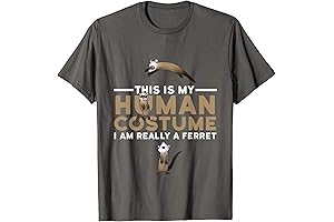 Your Human Costume I'm a Ferret Halloween T-Shirt