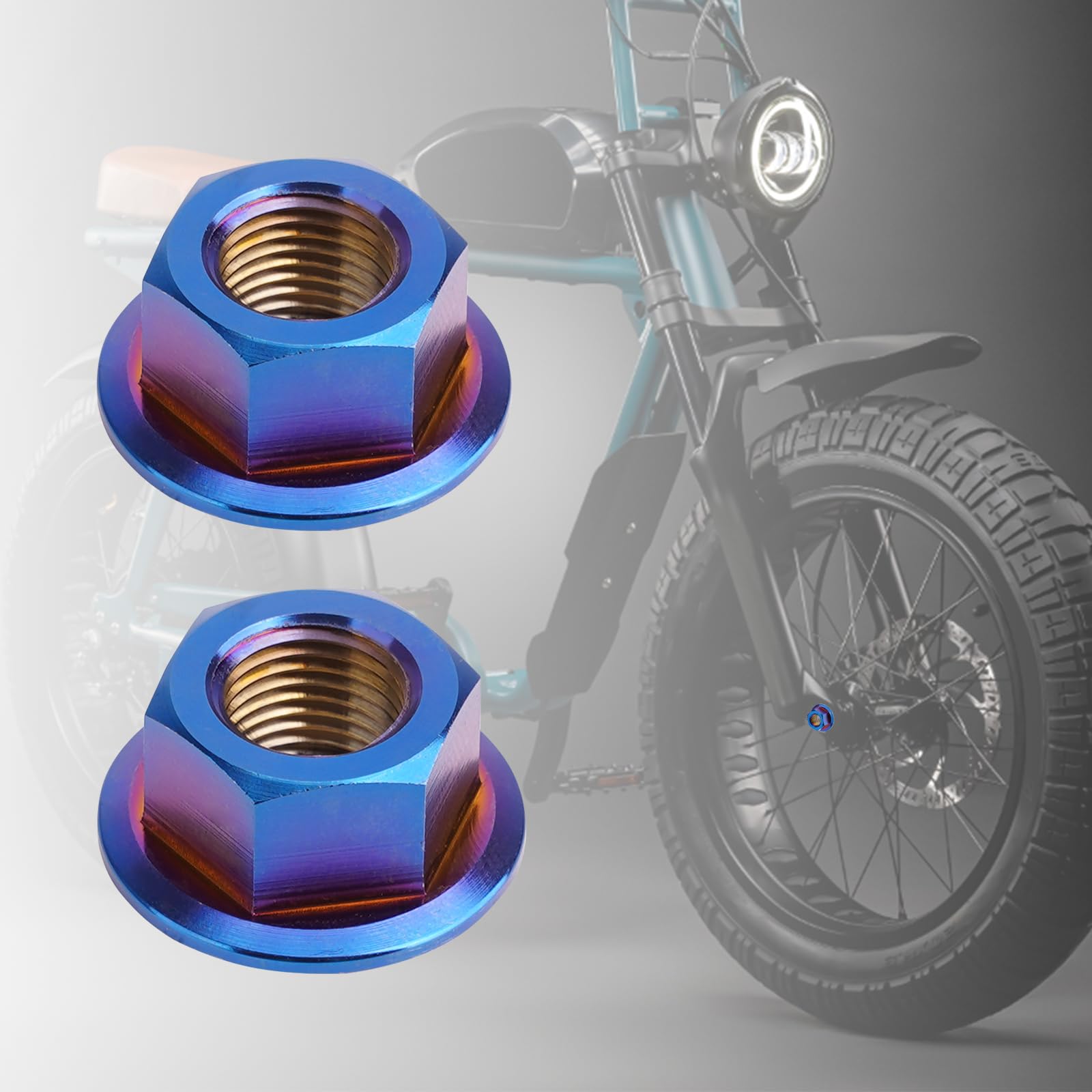 Amazon.com: YIBEICO 2PCS Titanium Front Axle Nuts for Super 73 Z1