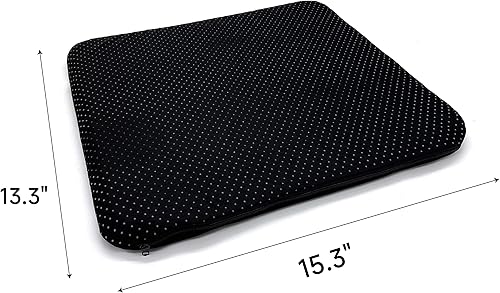 Miniatura 2 de Jaegvida Cojín de silicona para asiento de huevo de gel transpirable con funda antideslizante para silla de oficina, automóvil y silla de ruedas