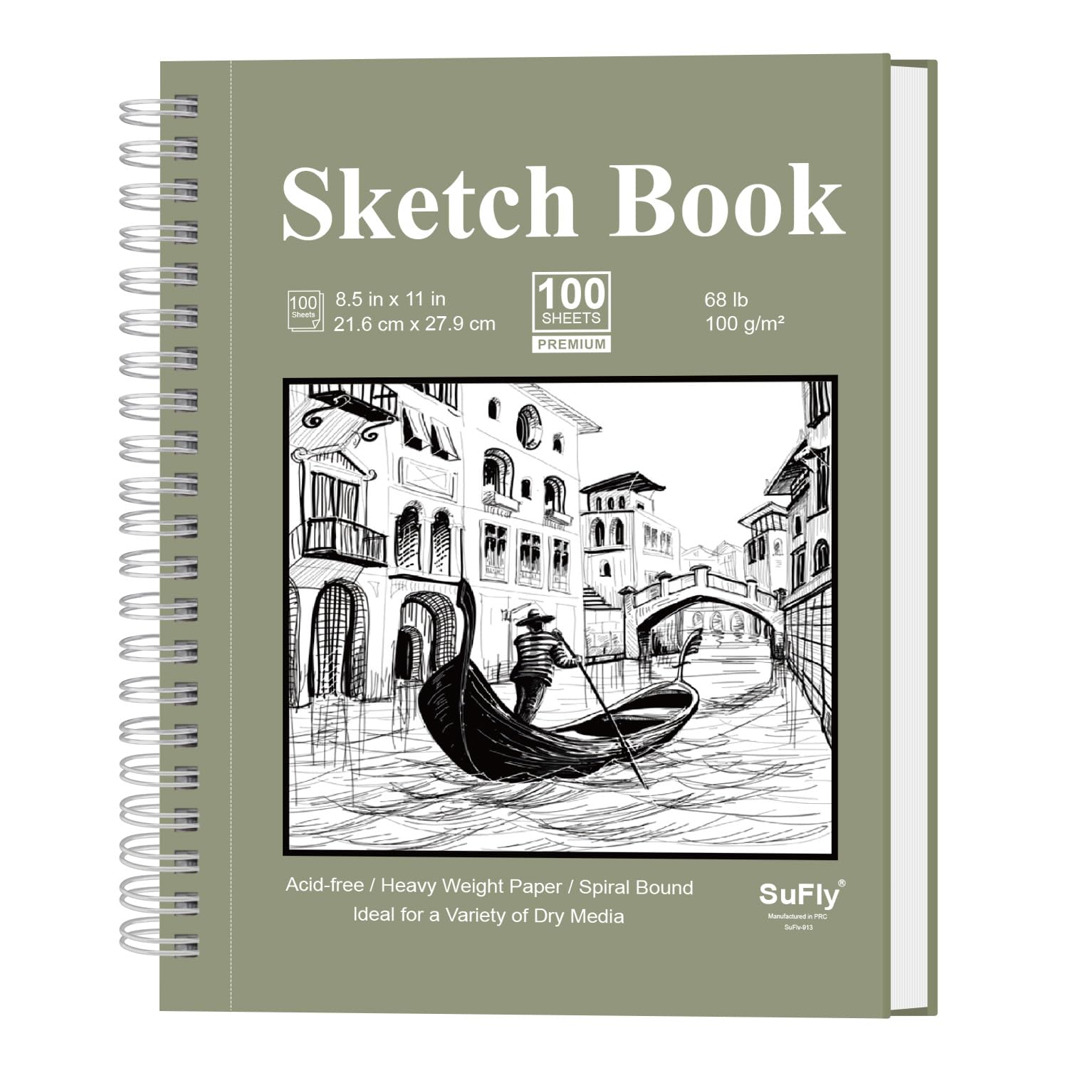 SuFly Sketchbook - 100 Sheets for Artists -22