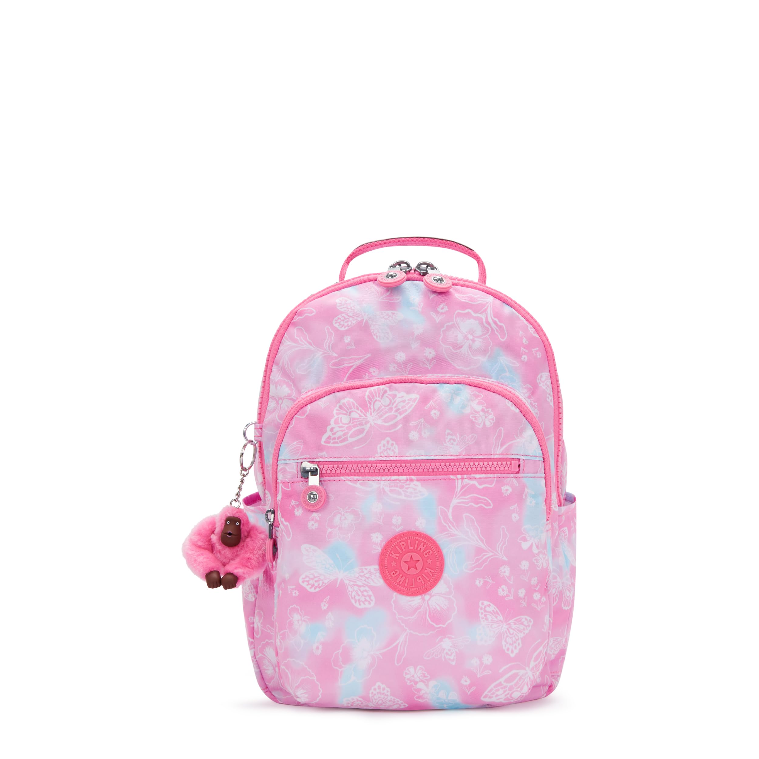Kipling Seoul S, Borsa messenger Unisex - Adulto, Garden Clouds, 16 x 25.5 x 35 cm