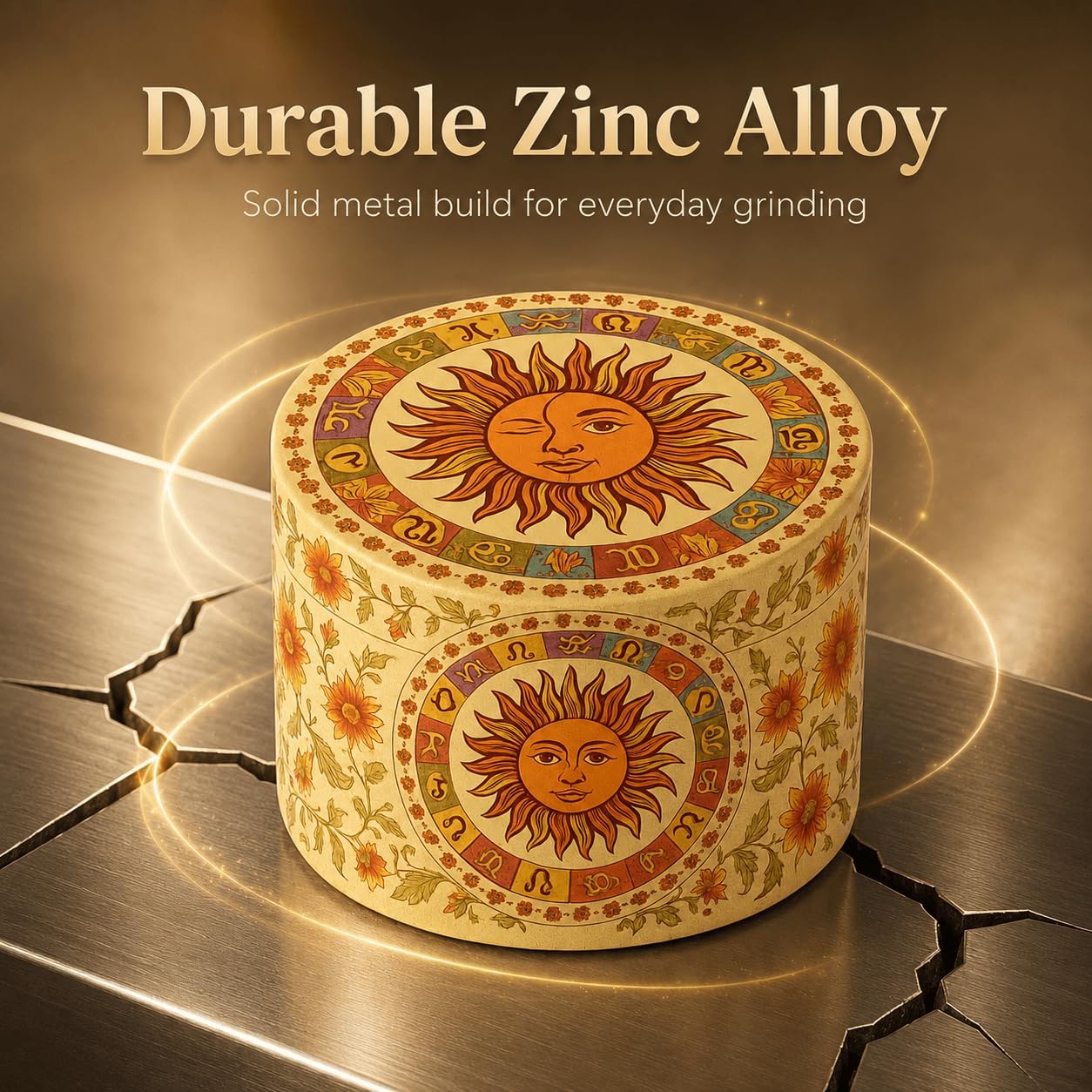 Manual Spice Grinder - Premium Zinc Alloy Mill image 5